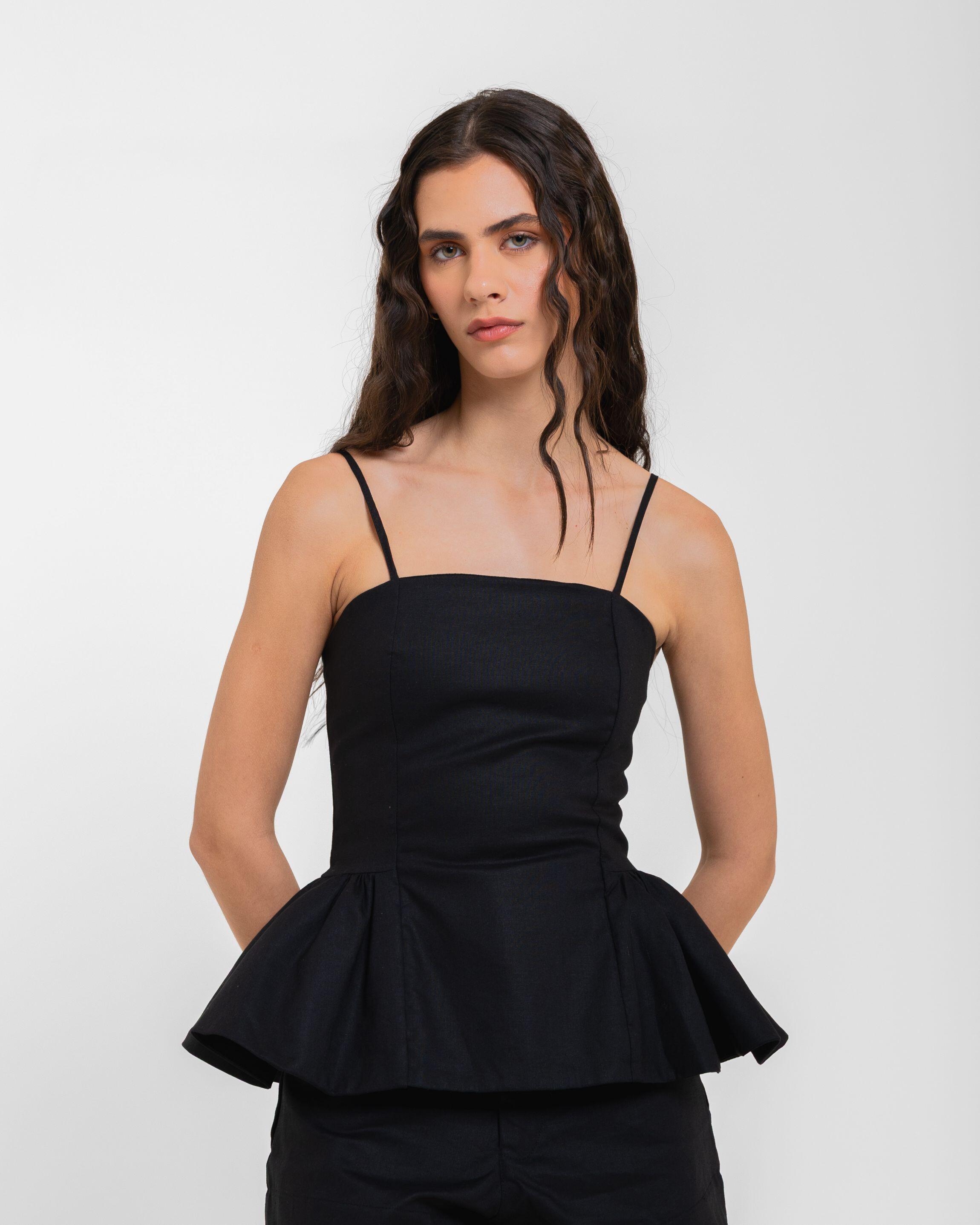 BLUSA ALBA GALLI - PRETO