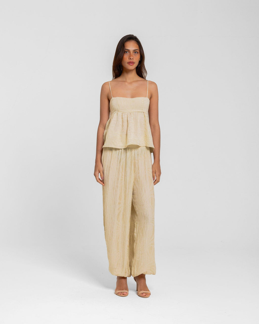 CALÇA BLOOMER JUSTINE OFF WHITE