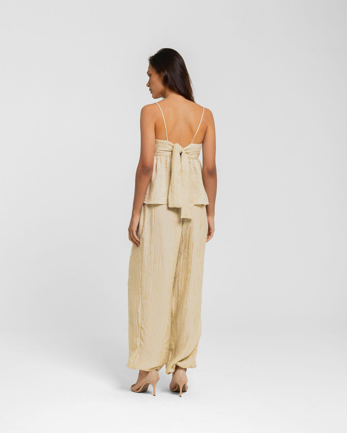 CALÇA BLOOMER JUSTINE OFF WHITE