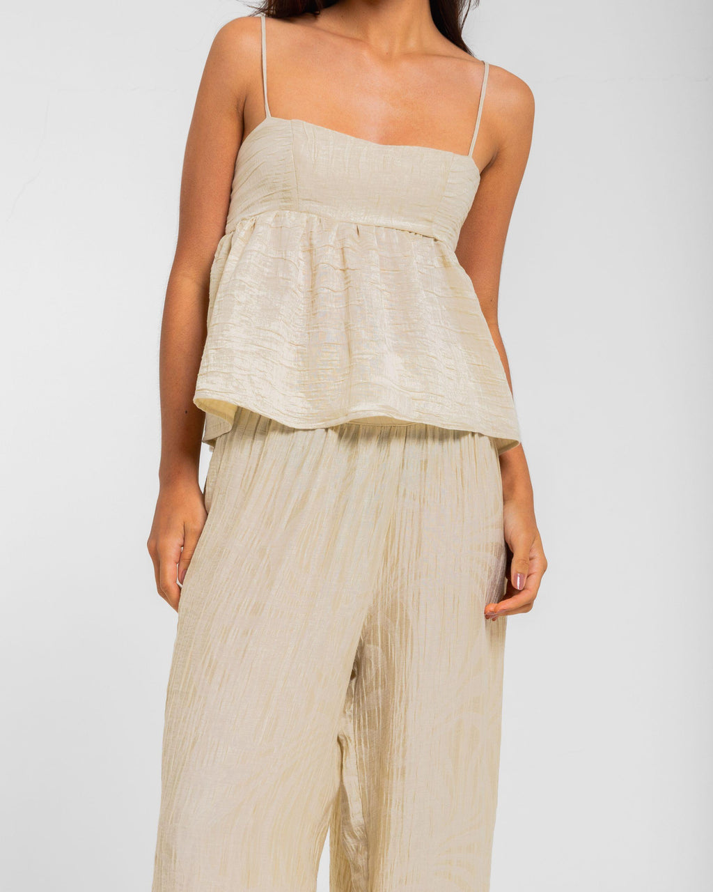 CALÇA BLOOMER JUSTINE OFF WHITE