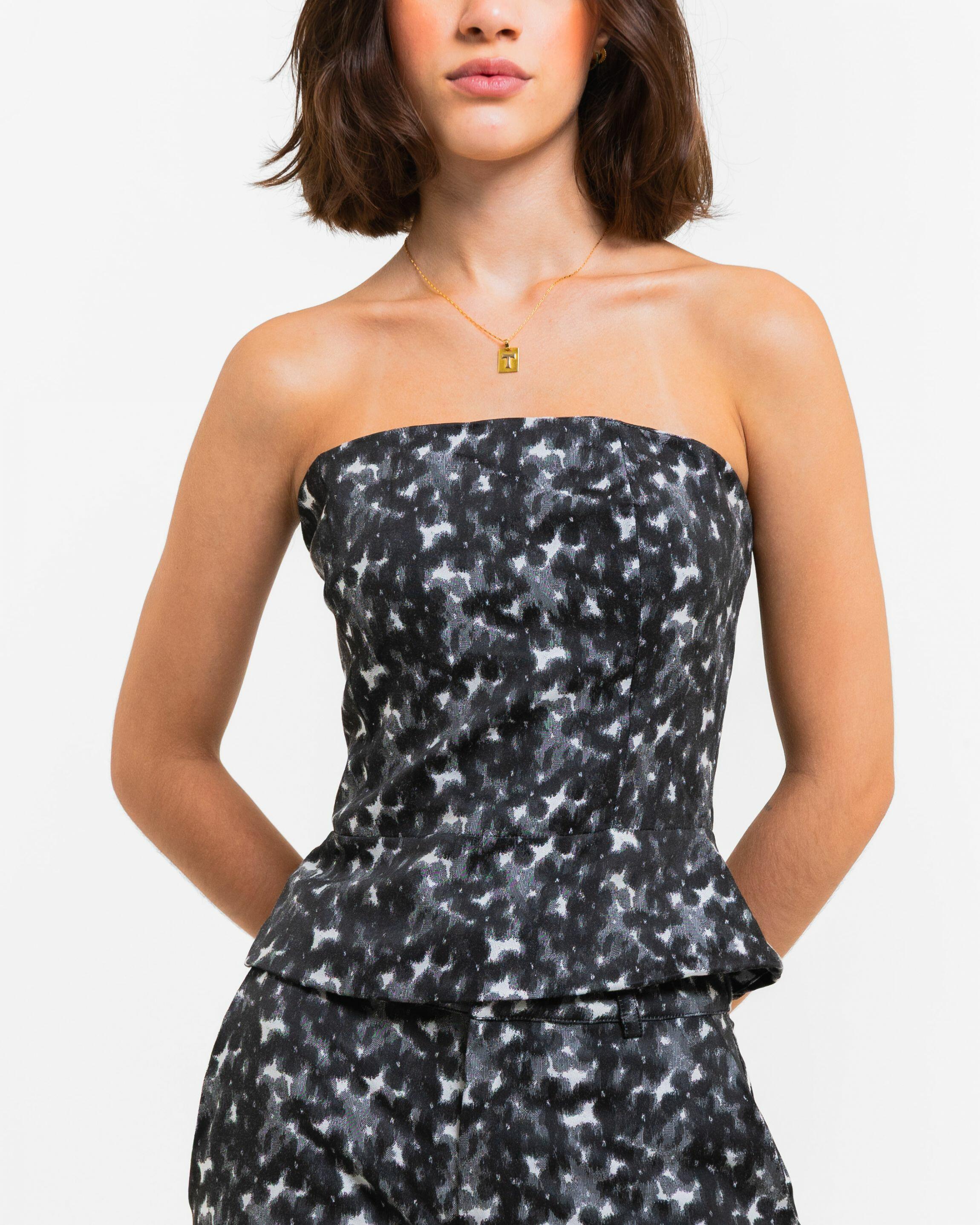 BLUSA CAMILA VIOLETAS P&amp;B