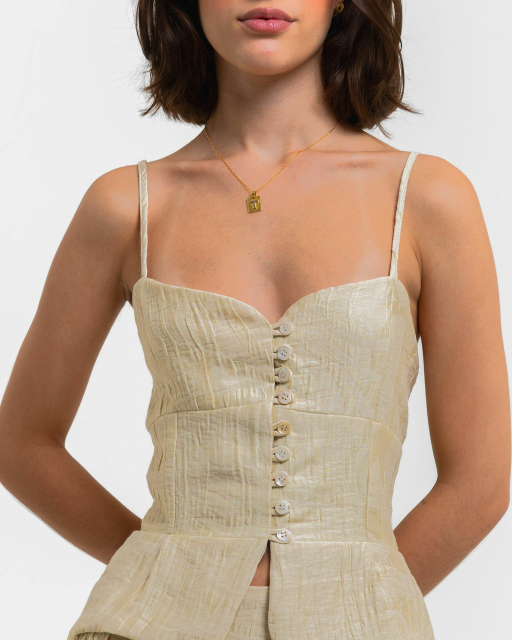 BLUSA CLARISSE JUSTINE OFF WHITE