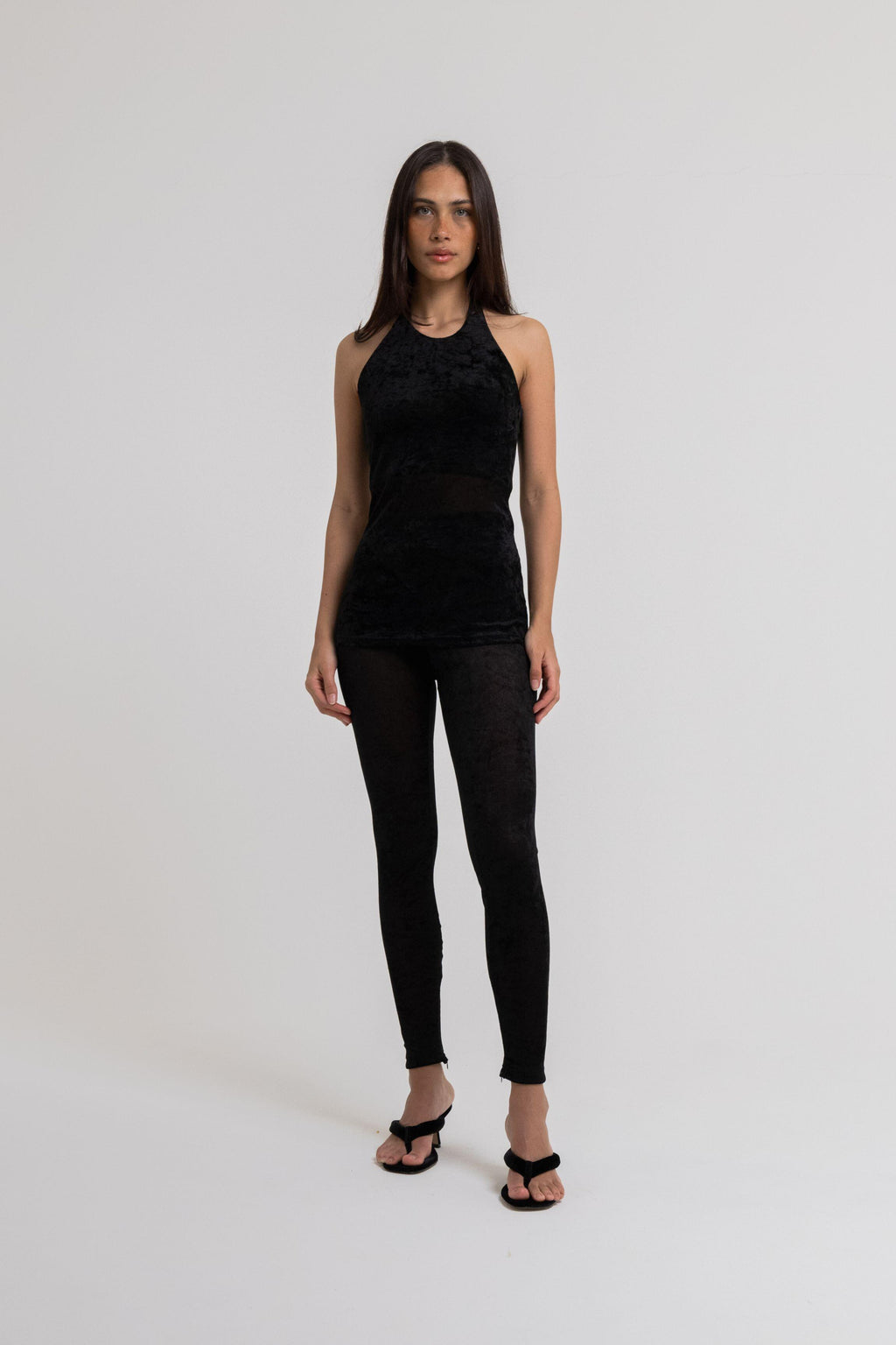 BLUSA ROSE TULE VELVET PRETO
