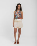 SHORT EVASE GENEBRA - OFF WHITE