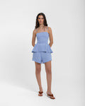 SHORT EVASE ALBANI - AZUL