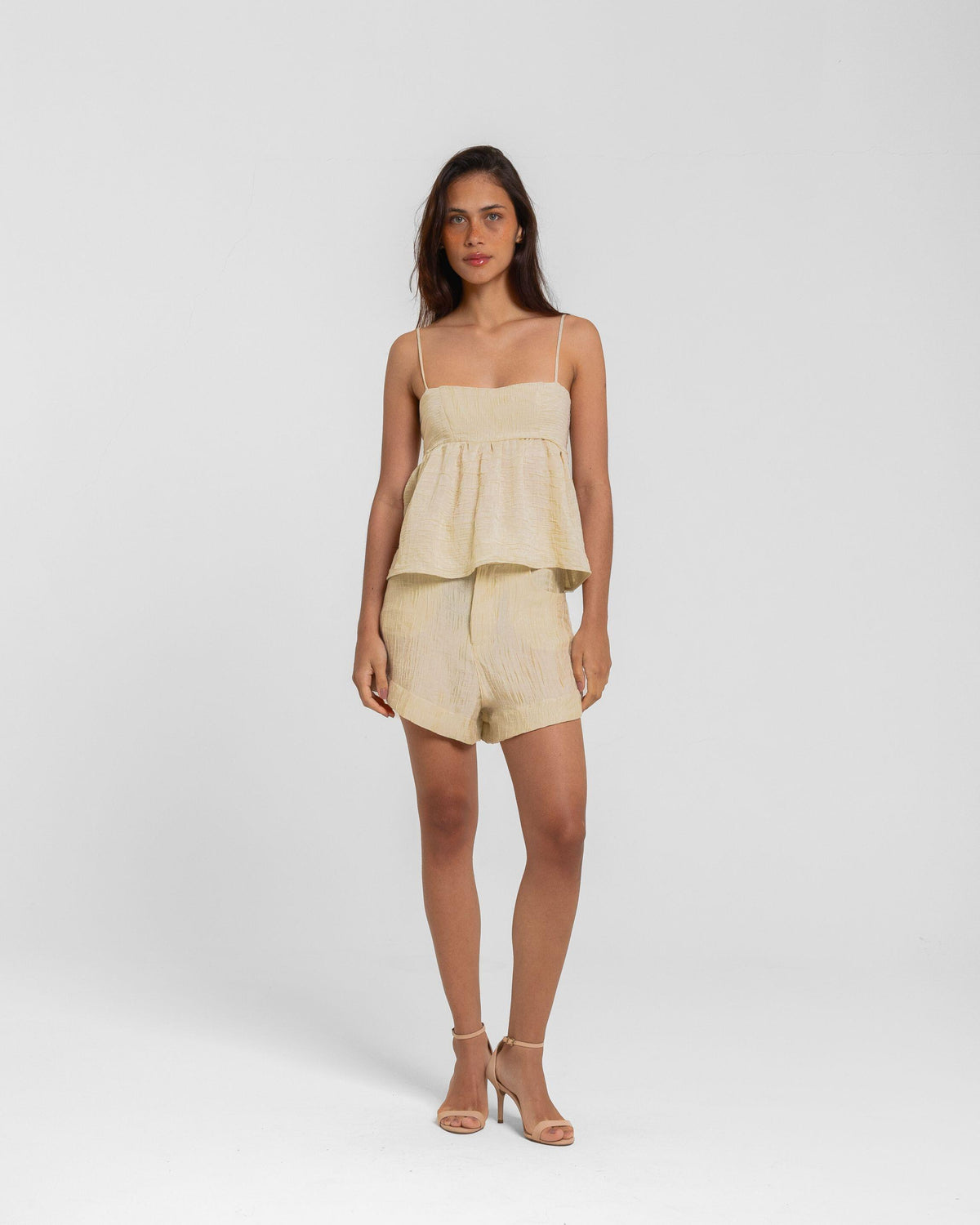 SHORT EVASE JUSTINE OFF WHITE