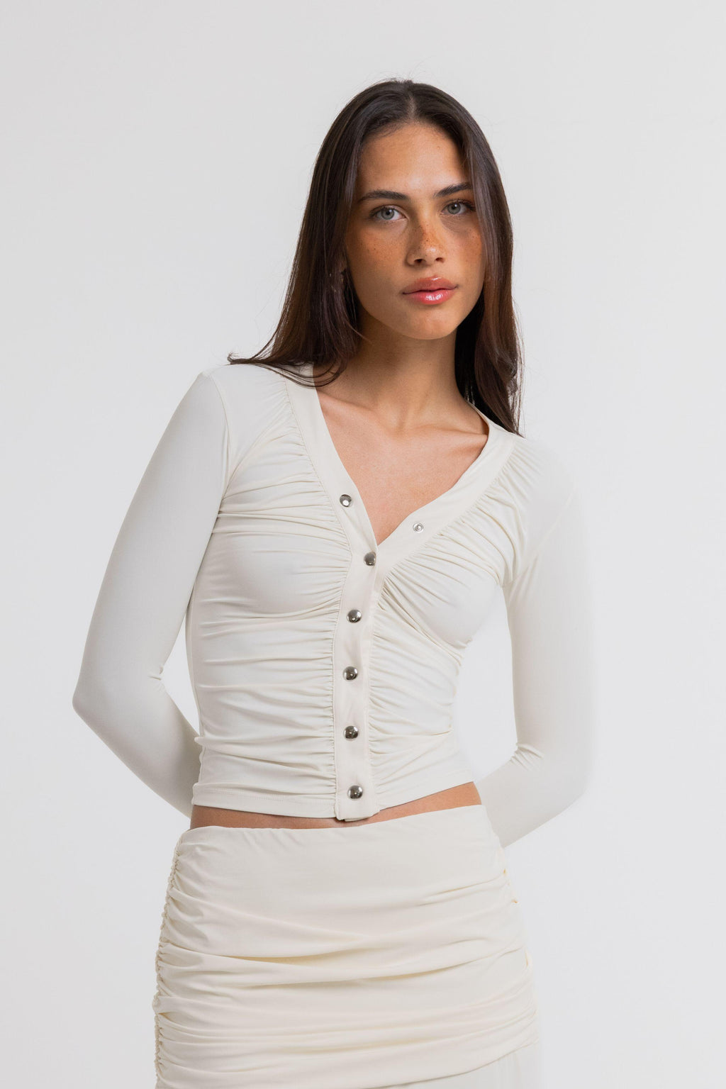 BLUSA LUMA POLIAMIDA MACADAMIA