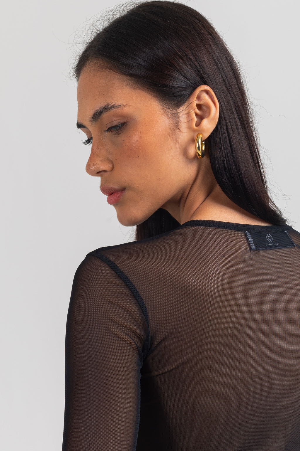 BLUSA VELVET LINHO PRETO