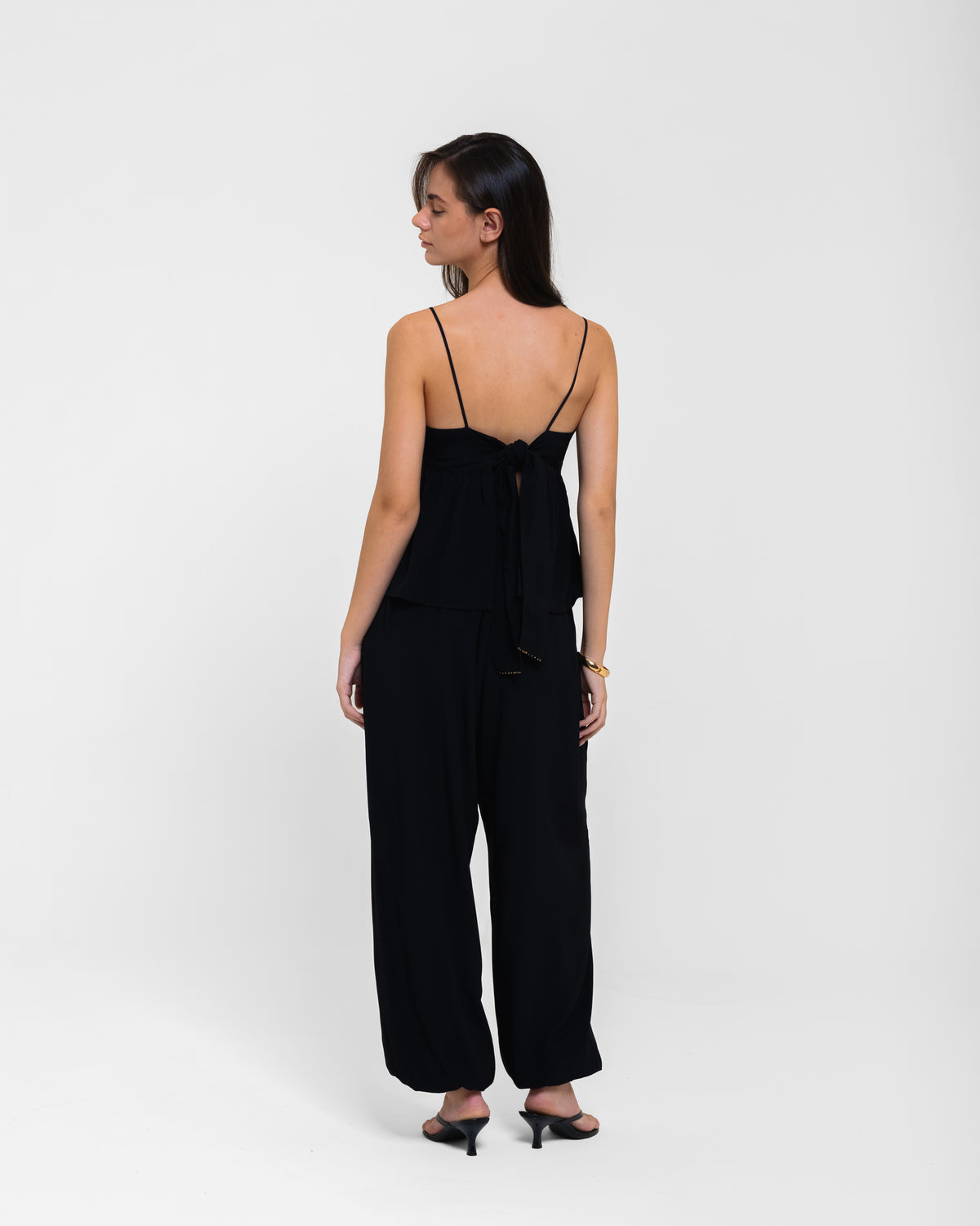 Calça Bloomer Margot Preto - COSTAS