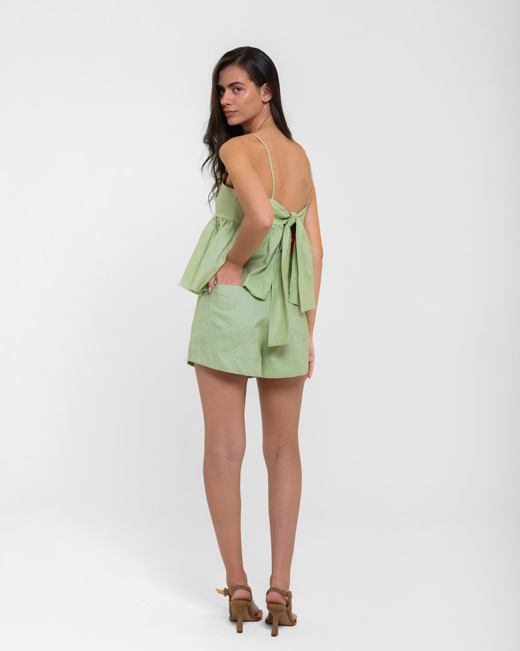 SHORT EVASE GALLI VERDE