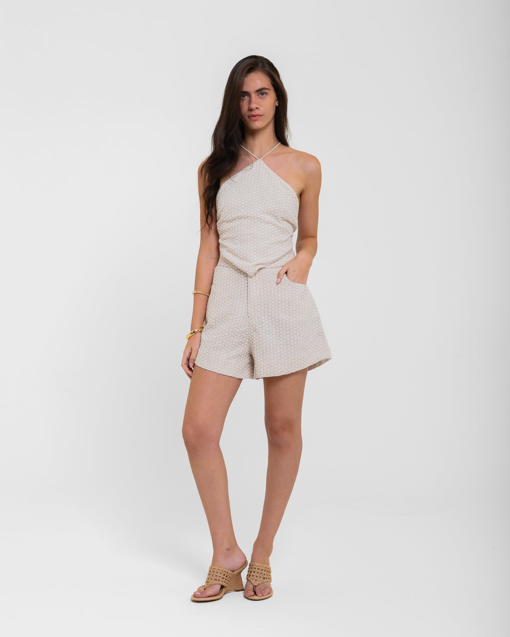 Short Evase Pirarucu Off White
