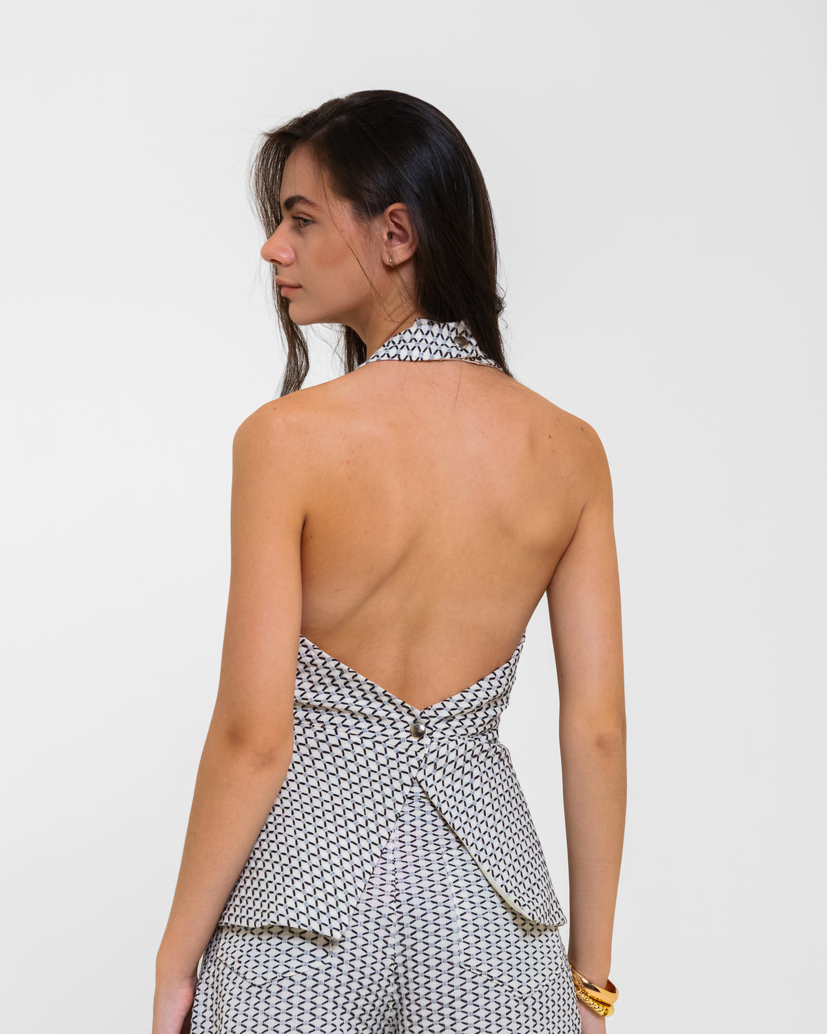 BLUSA GIGI PIRARUCU MESCLA PRETO