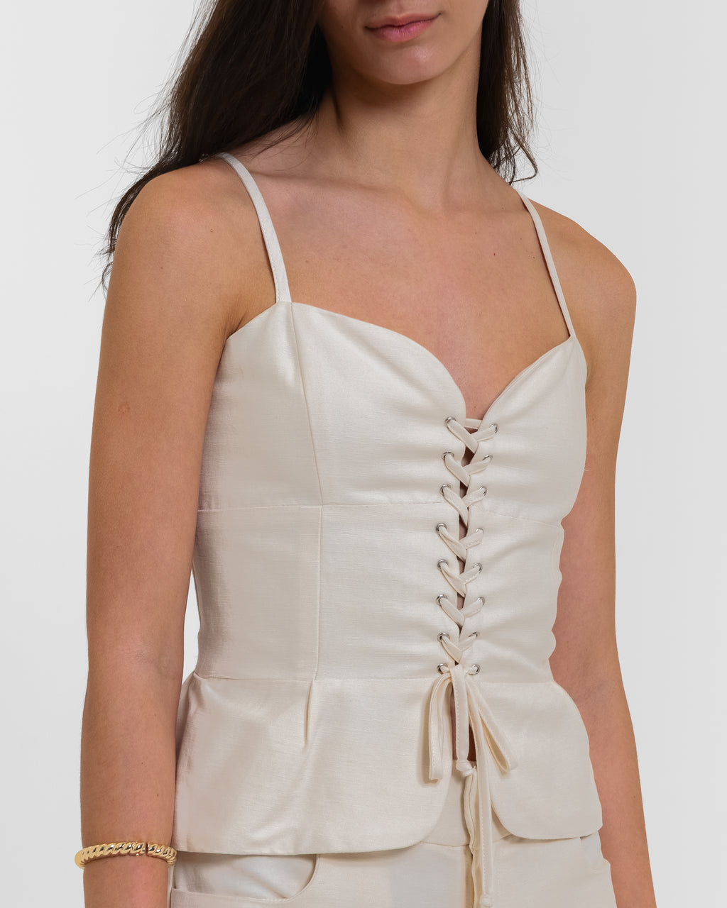 BLUSA LIZ GENEBRA  OFF WHITE