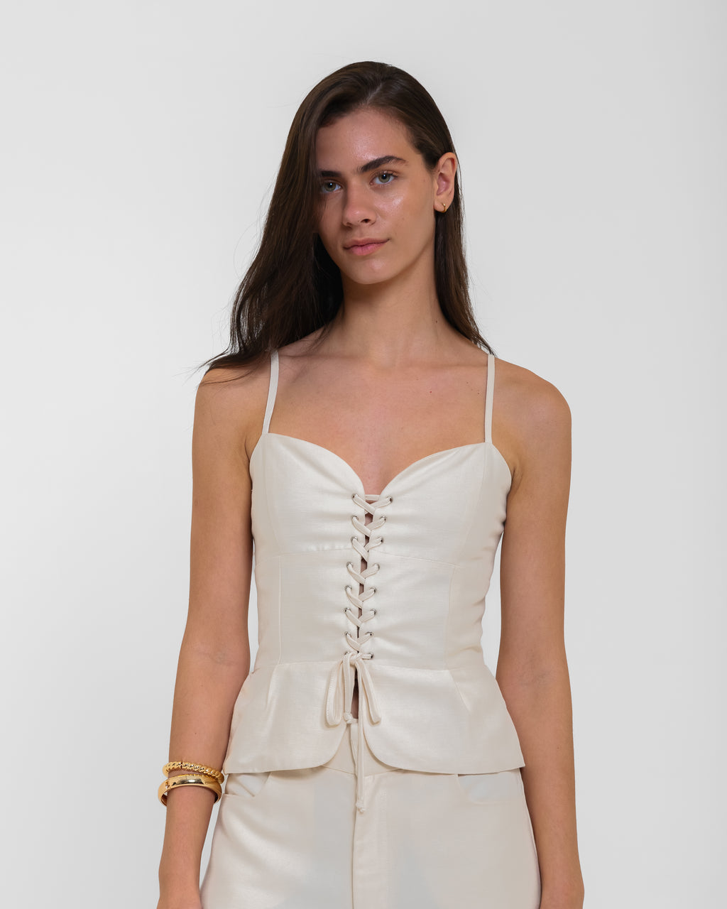 BLUSA LIZ GENEBRA  OFF WHITE