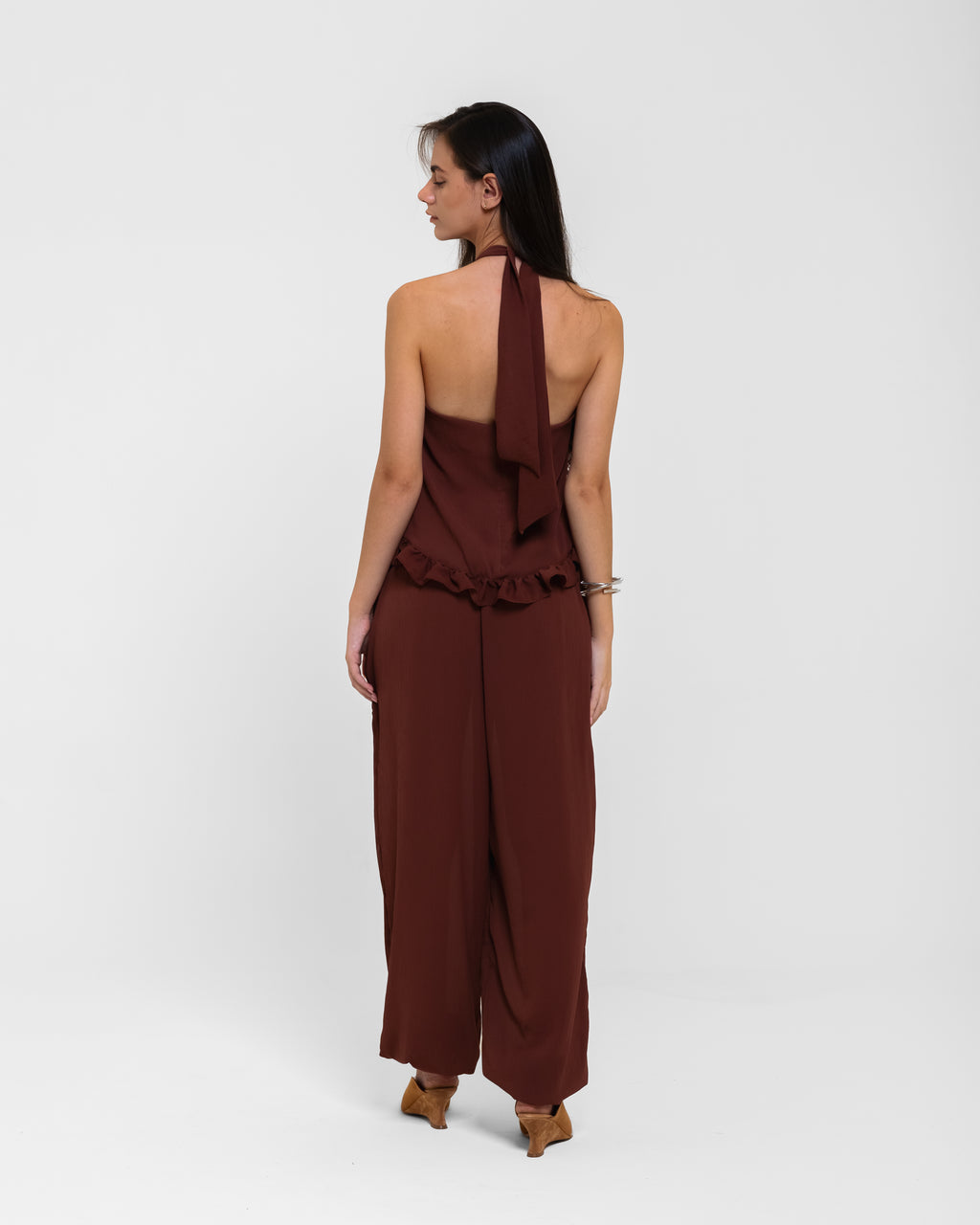 CALÇA BLOOMER LAMAI MARROM