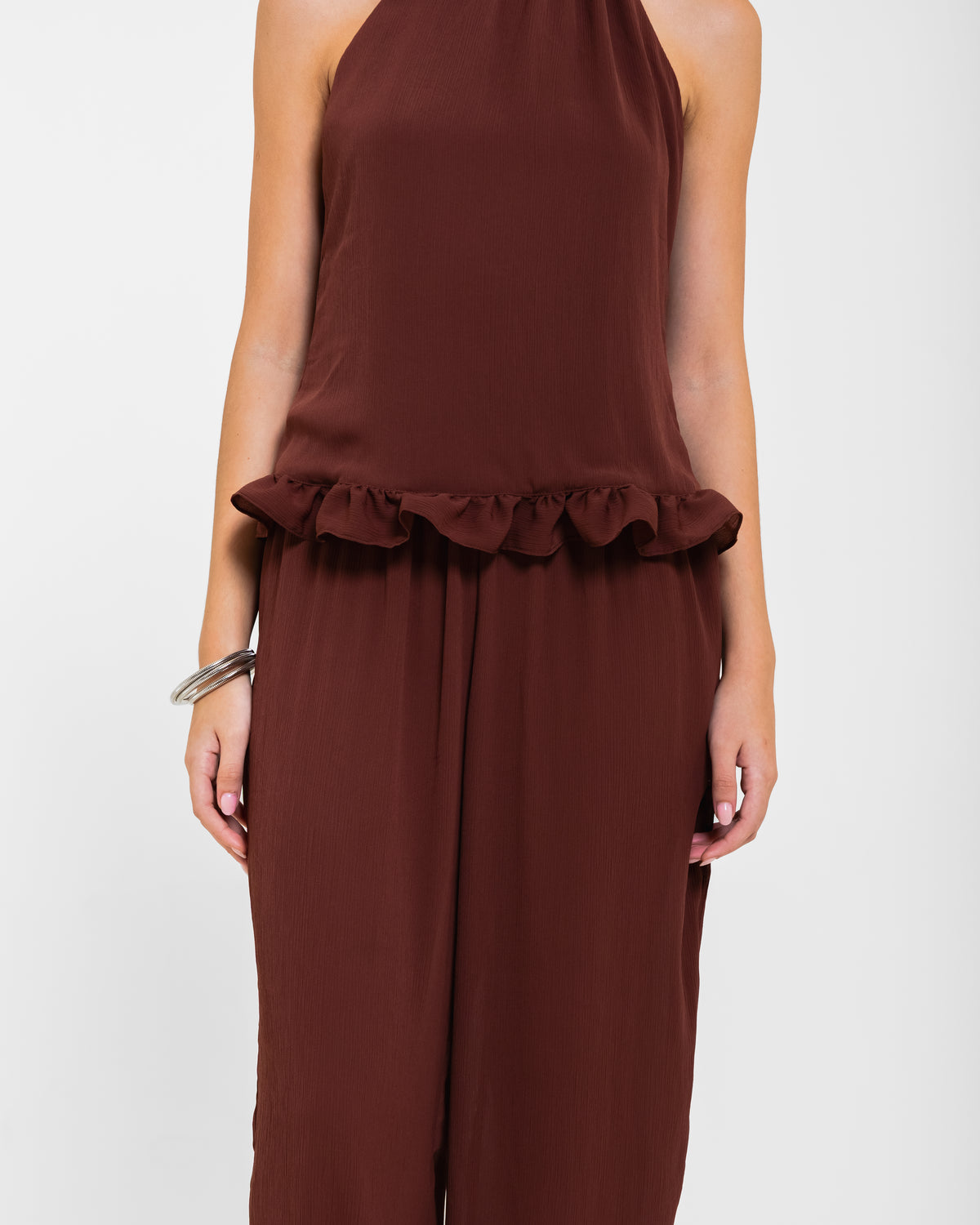 CALÇA BLOOMER LAMAI MARROM
