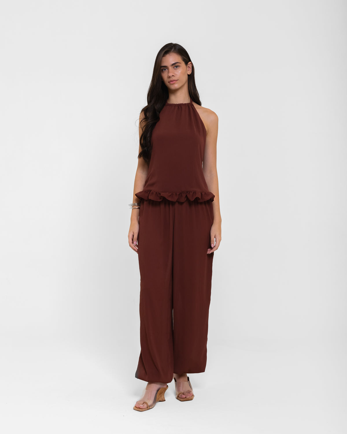 CALÇA BLOOMER LAMAI MARROM