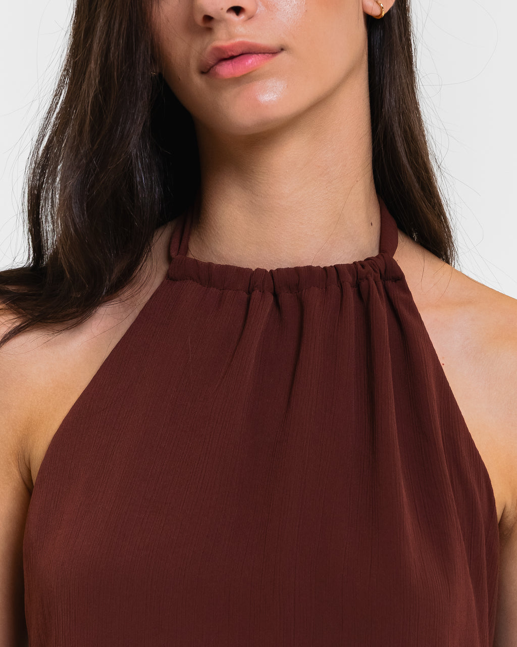 BLUSA MARTINA LAMAI MARROM