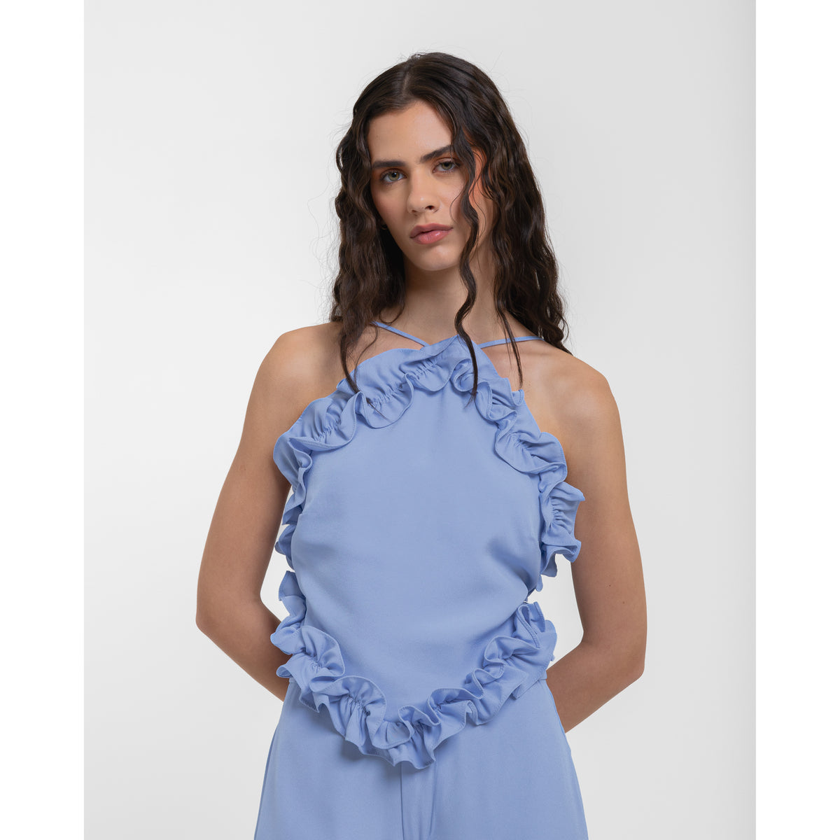 BLUSA IRIS ALBANI AZUL